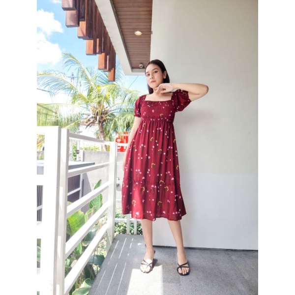 Daster Julia/Dress kerut/Daster ruffle