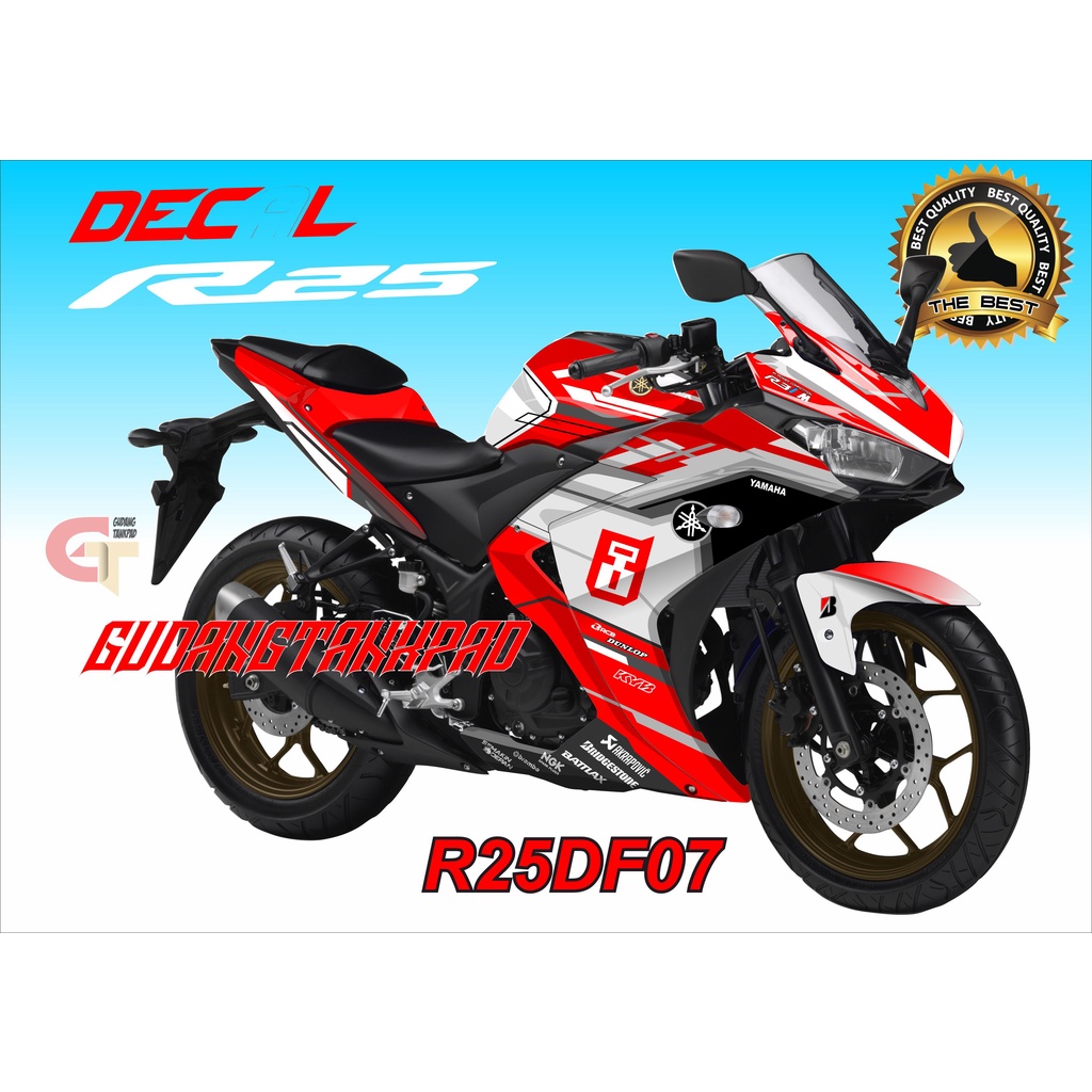 DECAL R 25 DECAL STIKER FULL BODY R25