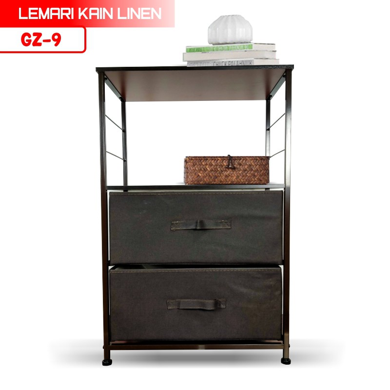 Lemari 3 Tingkat Serbaguna Lemari Linen Lemari Minimalis GZ-9 WHFURNITURE