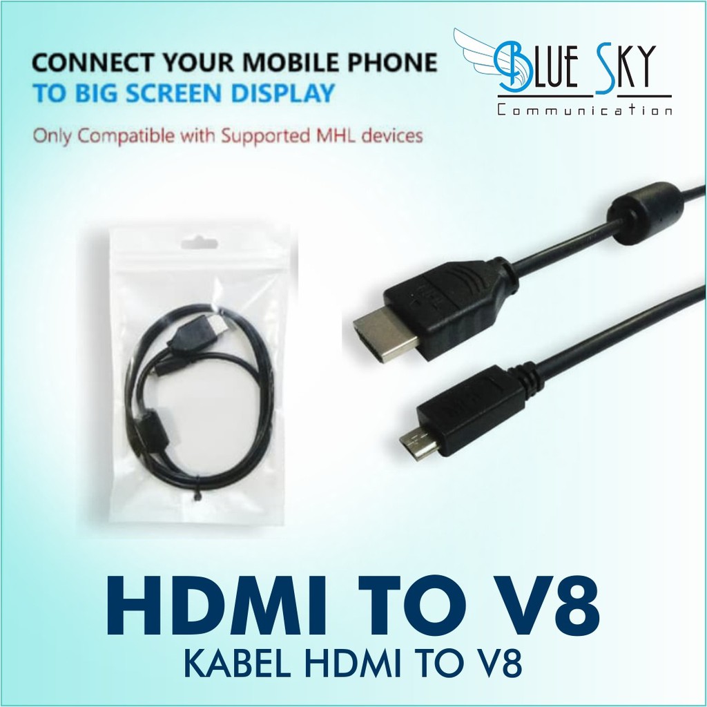 KABEL HDMI TO V8