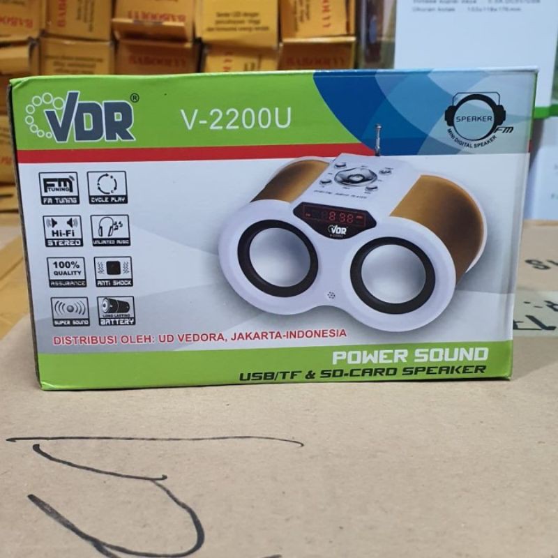 Speaker teropong Speaker Bluetooth VDR V 2200U