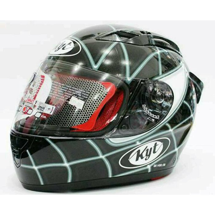 KYT RC7 Spyder Rep Fadli SE Black Mett Grey White