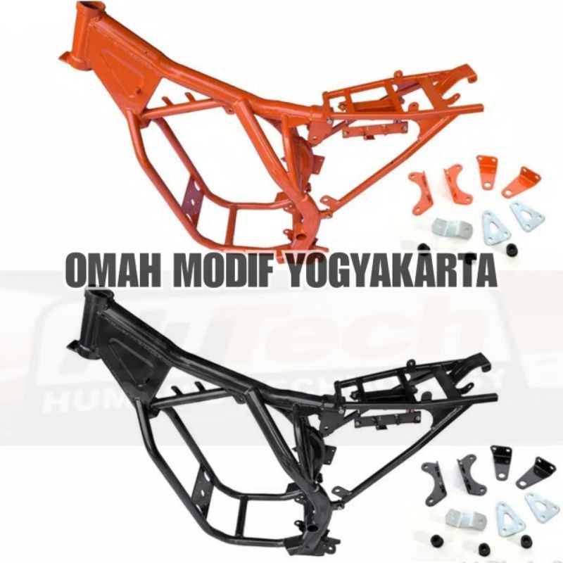 Rangka Frame Body Motor Trail KTM 250 2017 HUTECH PNP Mesin Honda