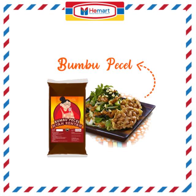 

DISKON 50% BUMBU PECEL PEDAS NYAH RENYAH 250 GRAM / BAHAN PELENGKAP