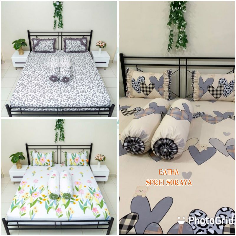 Eatha Sprei Soraya Bedsheet karet 180x200x30