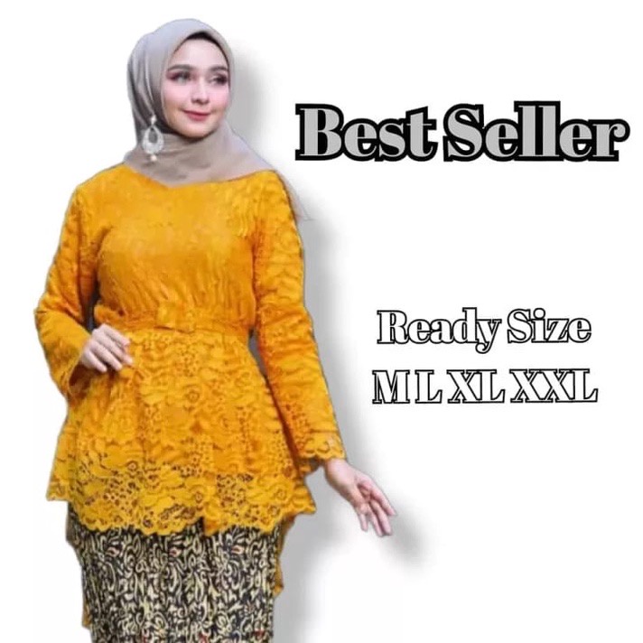 ￼( Jaliilah kebaya ) ATASAN kebaya modern 2021 kondangan kebaya Remaja Style Modis Cantik Brokat ATA