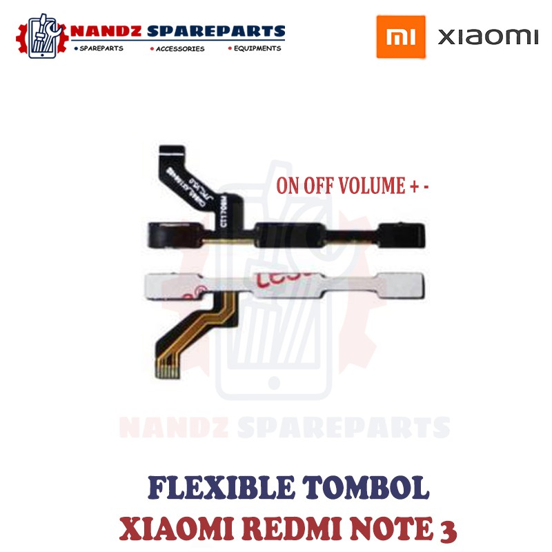 Jual FLEXIBLE TOMBOL DALAM ON OFF VOLUME XIAOMI REDMI NOTE 3 / NOTE 3 ...