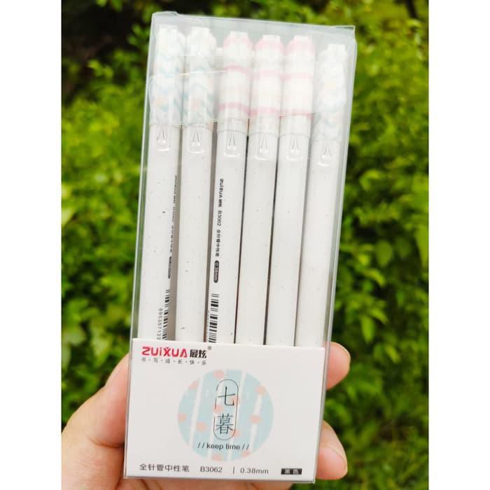 

Pulpen Pen Promosi Lucu import SALE ZuiXua 0.38mm 1 Pack isi 12Pcs M118