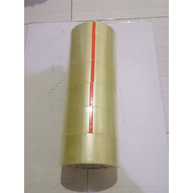 LAKBAN BENING PACKING AUTHORITY 1 ROLL 6 PCS 45MM X 90Y KUALITAS DI JAMIN TIDAK MUDAH PUTUS NOT DAIMARU ISOLATIPE