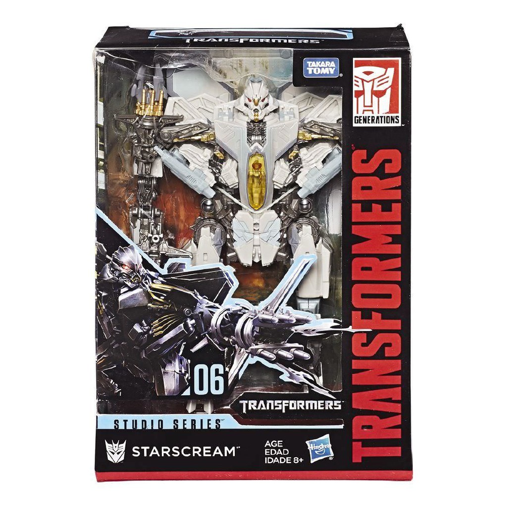 TRANSFORMERS Studio Series 06 Voyager Class Starscream Action Figure