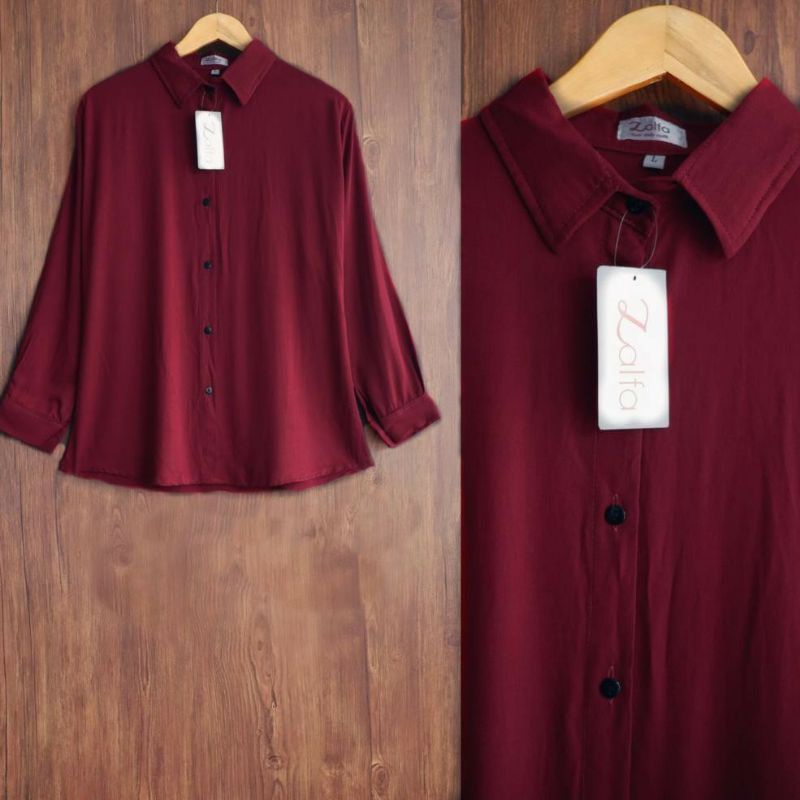 BASIC RAYON OVERSIZE//BLOUSE POLOS RAYON