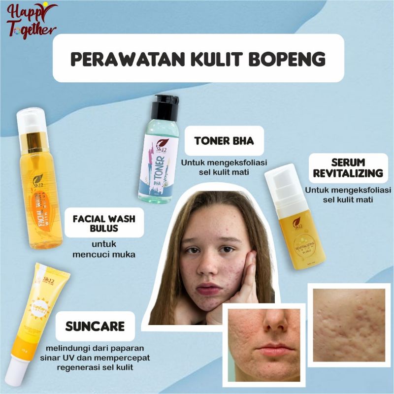 SR12 perawatan kulit bopeng/ penghilang bopeng/ serum bopeng sr12
