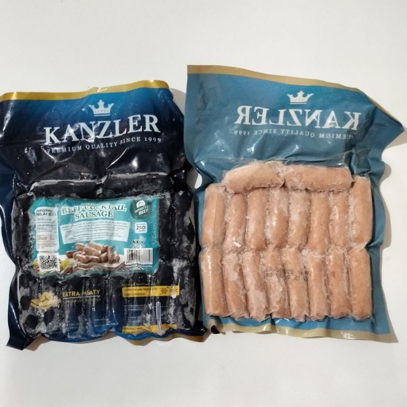 

sosis kanzler beef cocktail 250gr / sosis kanzler mini 250gr