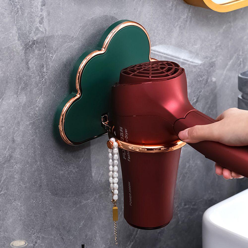 Populer Rak Pengering Rambut Ruang Ganti Kamar Mandi Organizer Anti Lembab Dipasang Di Dinding Tidak Mudah Karat Bebas Pukulan