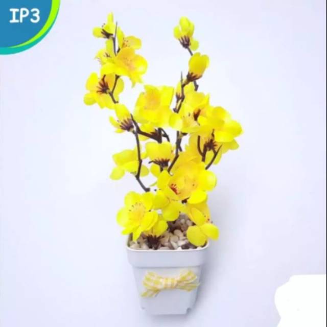 Bunga Plastik Artificial Hiasan Meja Bunga Sakura Plastik Bunga Plastik Artificial Hiasan Meja Bunga Sakura Plastik