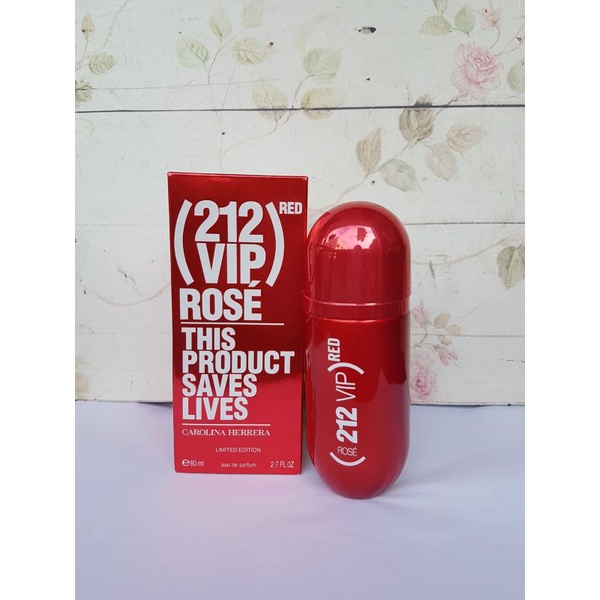 CAROLINA HERRERA 212 VIP ROSE RED ORIGINAL EROPA