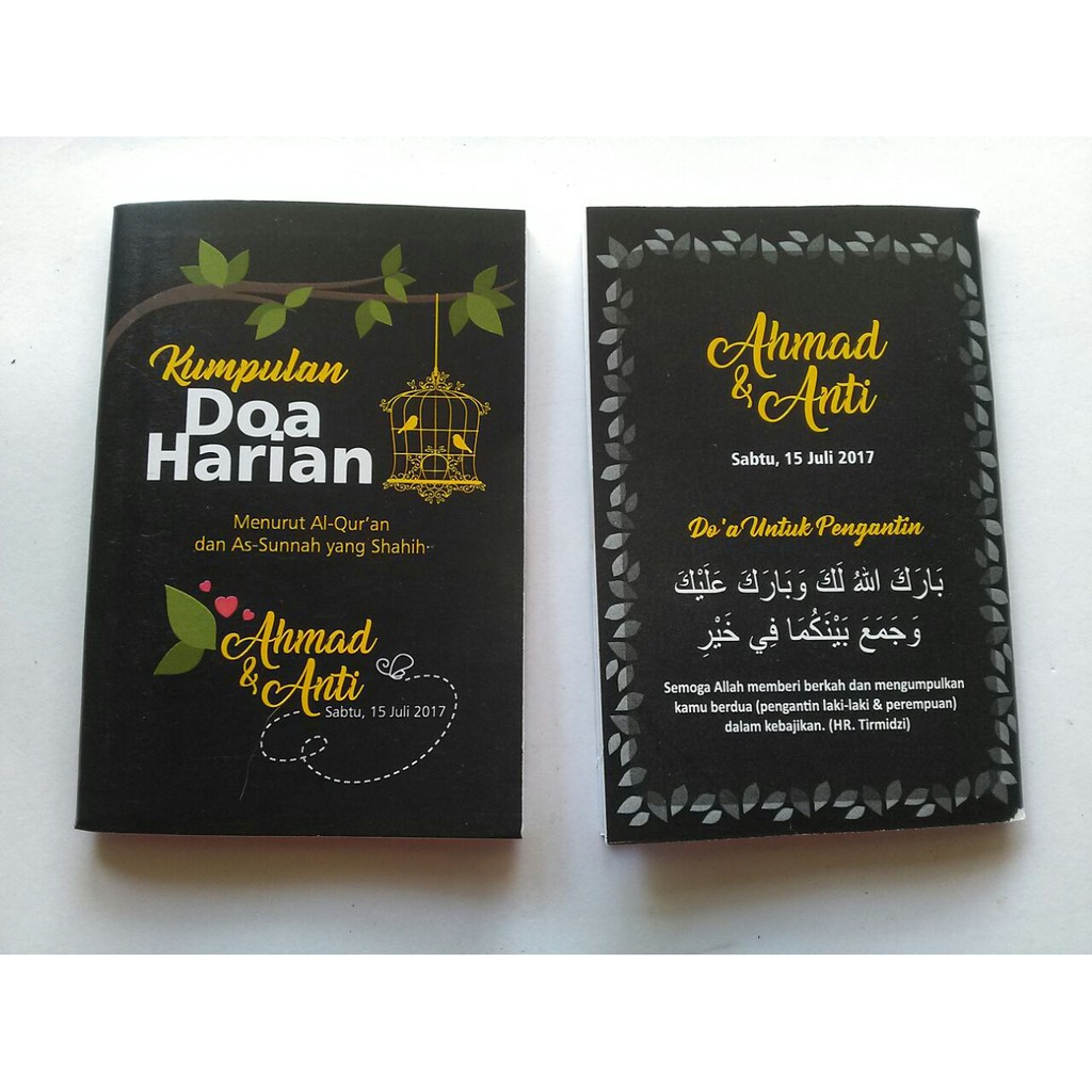 Kumpulan Doa Harian Souvenir Buku Saku Doa