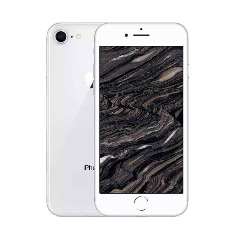 Apple iPhone 8 256GB 128GB 64GB Second Seken Bekas Garansi 6 Bulan IMEI Seumur Hidup - Fullset 100% Original Ori Asli Mulus Like New-Silver