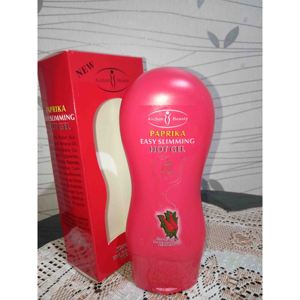 [ ORIGINAL ] PELANGSING BADAN  CREAM PELANGSING AICHUN HERBAL AICHUN HOT GEL PAPRIKA