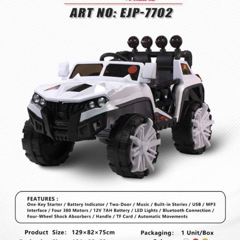 MOBIL AKI EXOTIC EJP 7702 AKI 12VOLT~MAINAN MOBIL AKI ANAK