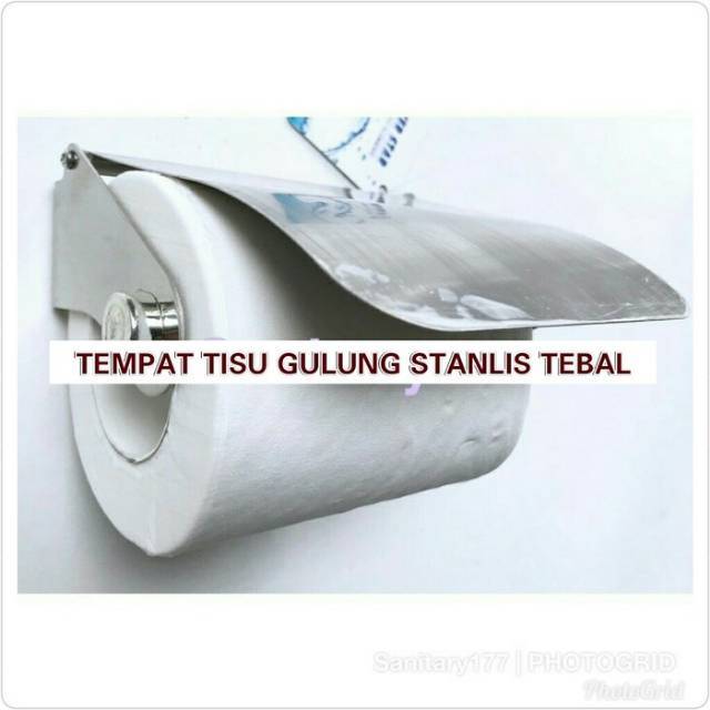 Tempat tisu model toto stanlis steel tebal anti karat,tempt tisu gulung