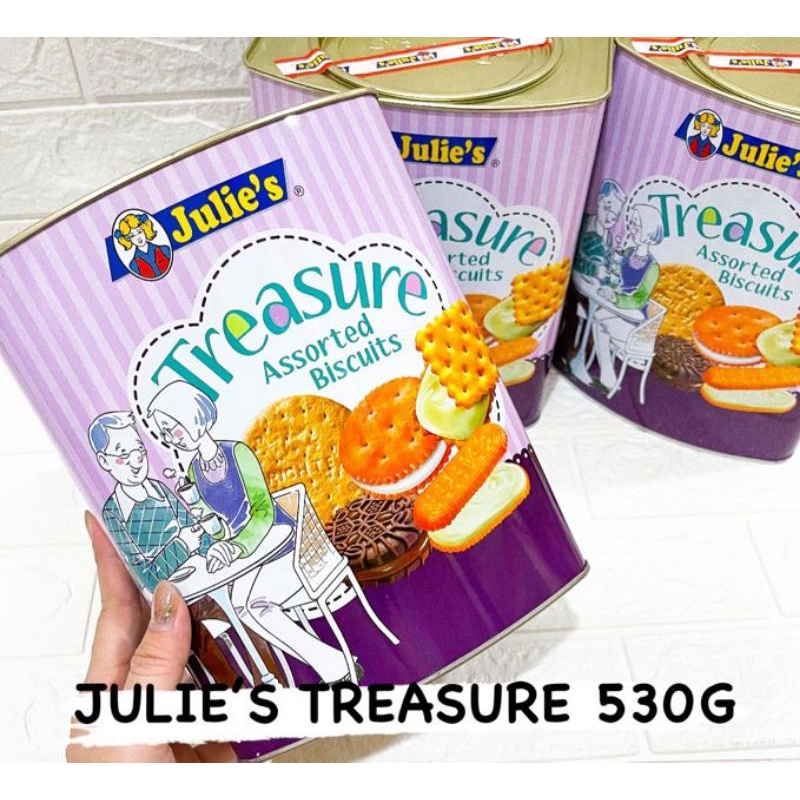 Jual Julie's Assorted Biscuits - BISKUIT Treasure 530g | Shopee Indonesia