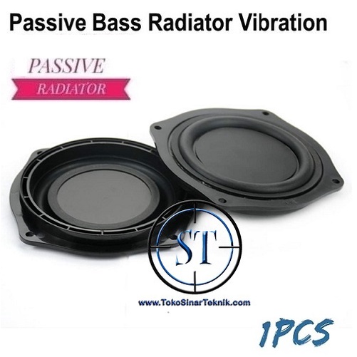 Bass Passive Radiator 4&quot; Speaker Brushed Alumunium Membrane 4 Inch Penambah Suara Bass Pasif 4 Inch 4 Inci 4inch Membran Tabung Spiker Subwoofer Sub