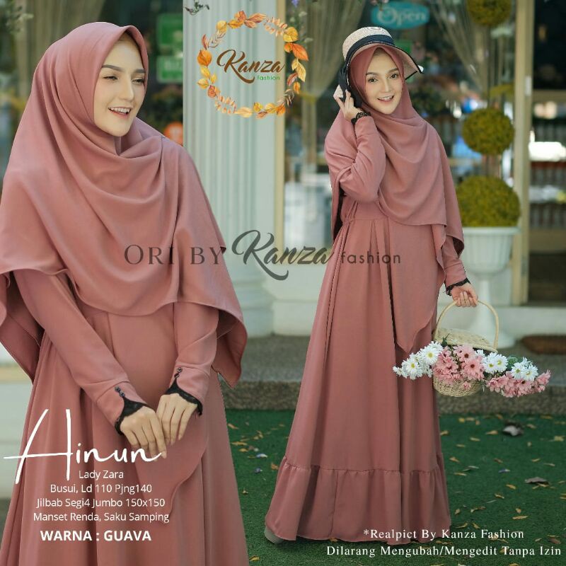GAMIS SET JILBAB AINUN SYARI/ HIJAB / GAMIS CADAR