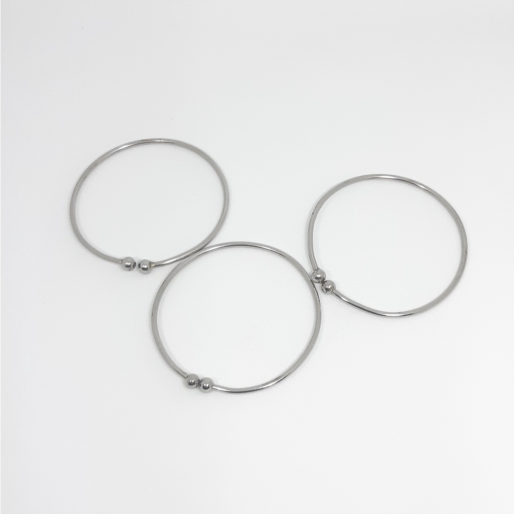 Besi Putih Asli_Gelang Tangan Bayi Galala