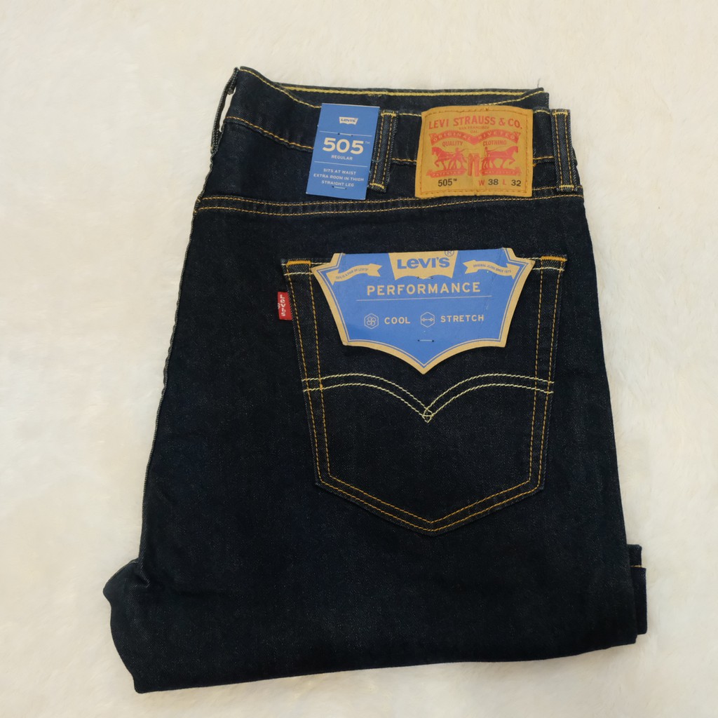 LEVIS 505 ORIGINAL Jeans Cowok 1497 BLUE GARMENT
