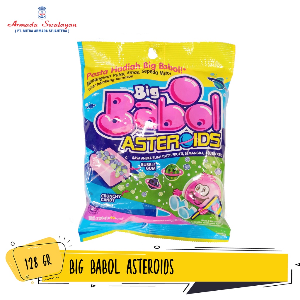 

Big Babol Asteroids | Big Babol Tutti Fruity | Big Babol Strawberry