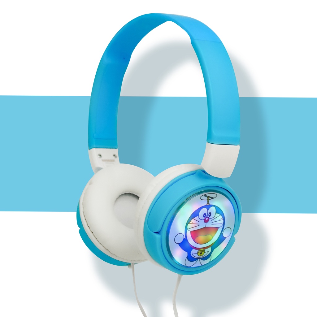 Headset Bando / Headphone Anak / Earphone Stereo / Headfree Kabel Disney LED Murah Lucu Extra Bass Universal - HF 303