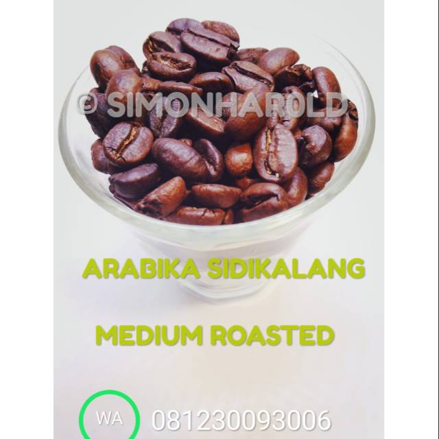 

Biji Arabika Sidikalang Medium Roasted