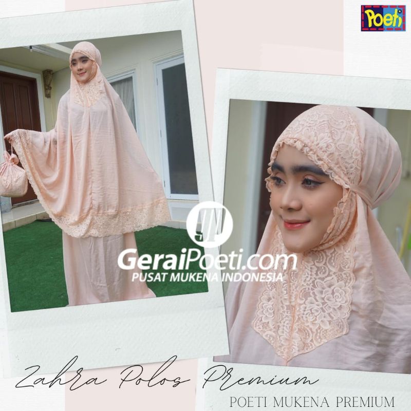 mukena poeti silky premium