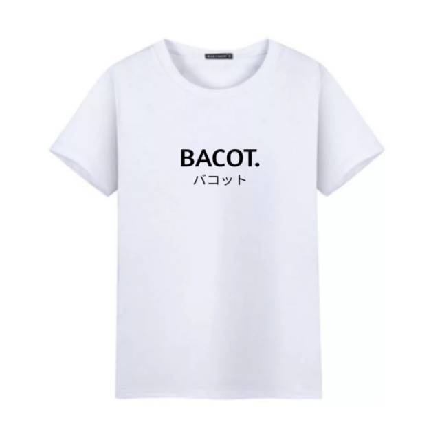Kaos BACOT TULISAN JEPANG - Kaos Pendek | Kaos Distro | Kaos Pria Wanita | Kaos Keren
