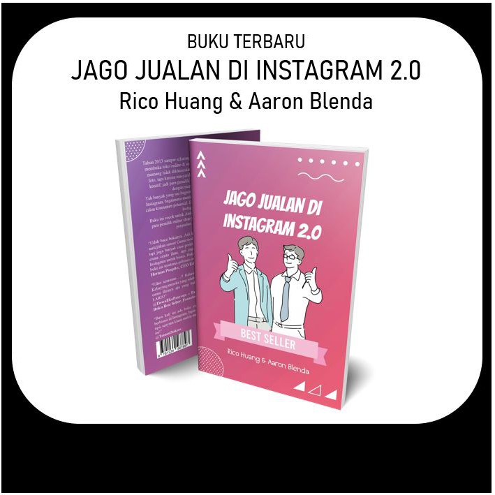 Buku Rico Huang Terbaru | Jago Jualan Di Instagram 2.0 New ...