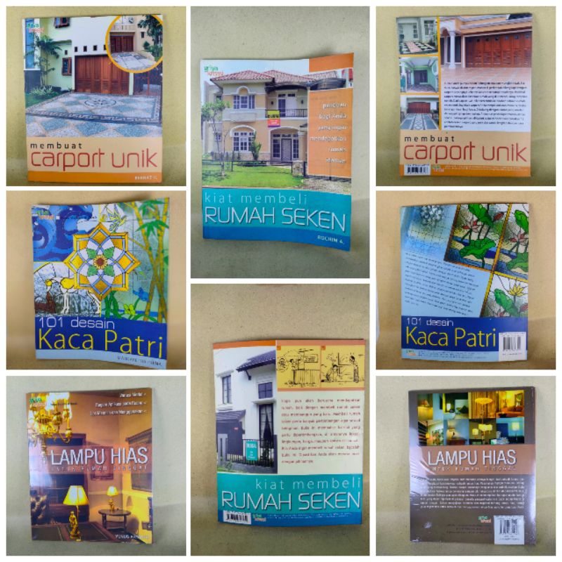Griya kreasi kiat membeli Rumah Seken - membuat Carport unik - Lampu Hias untuk Rumah Tinggal - 101 