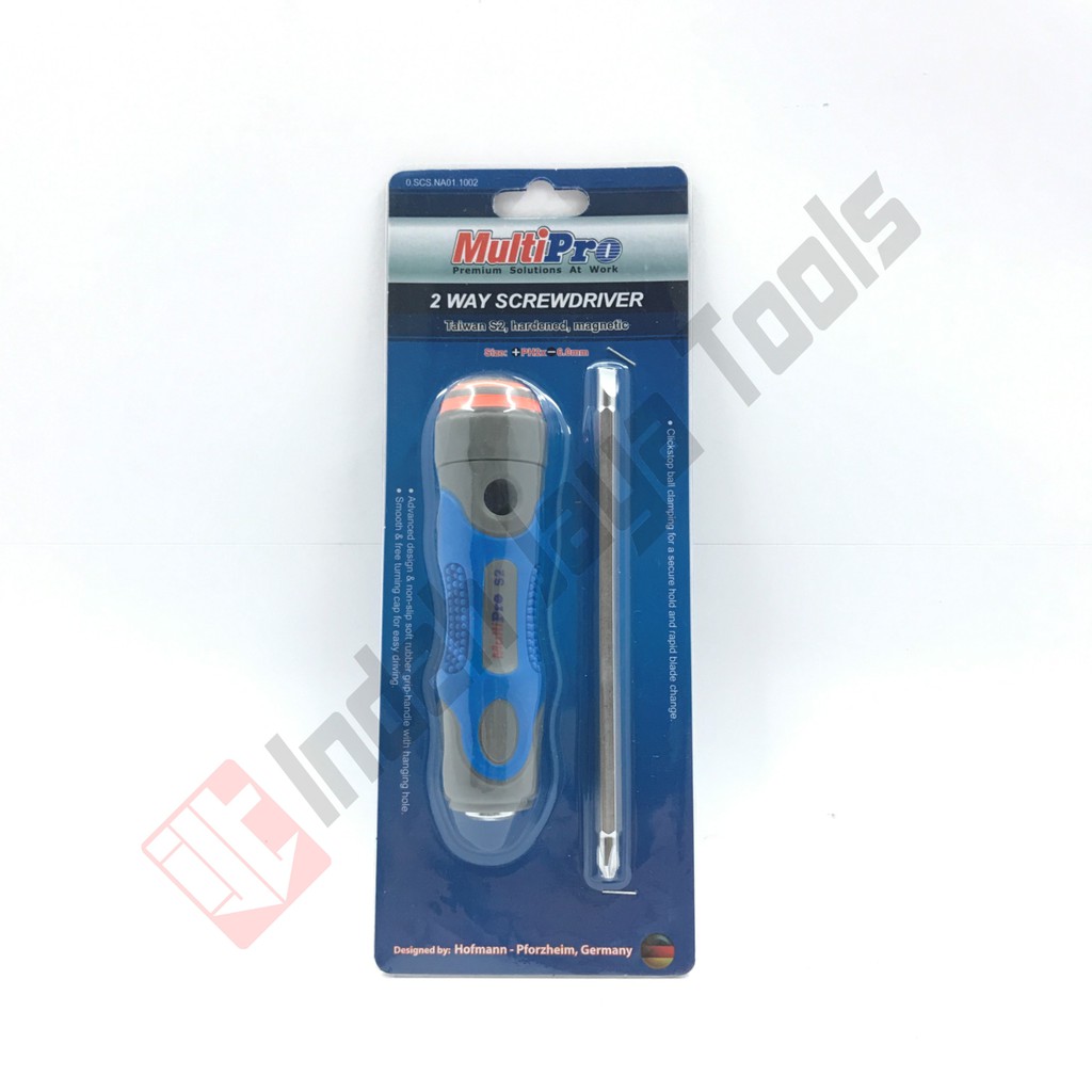 MULTIPRO 2 Way Screwdriver - Obeng Bolak Balik 3 Fungsi Plus Min 3 Way