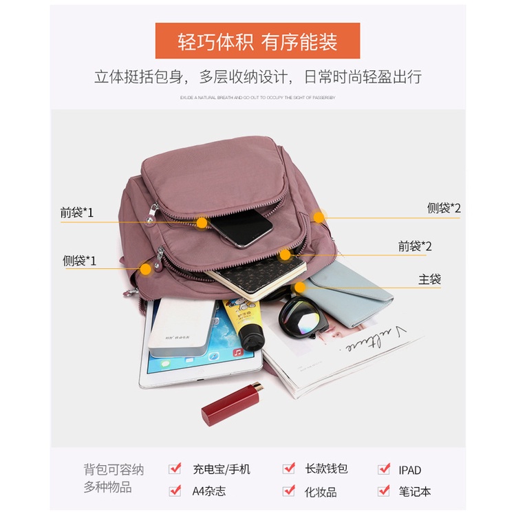 Tas Wanita Tas Ransel Korea Remaja Sekolah Kuliah Wanita Backpack Terbaru 2023 Tas Fashion Chibao Original 3087