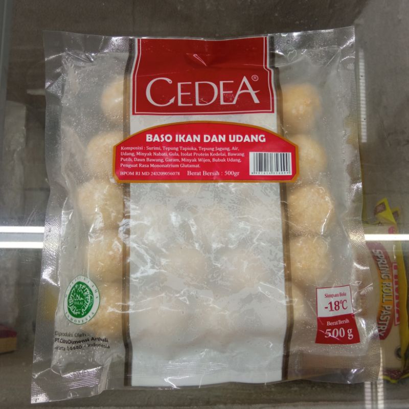 Jual Cedea Bakso Ikan Dan Udang 500gr Shopee Indonesia