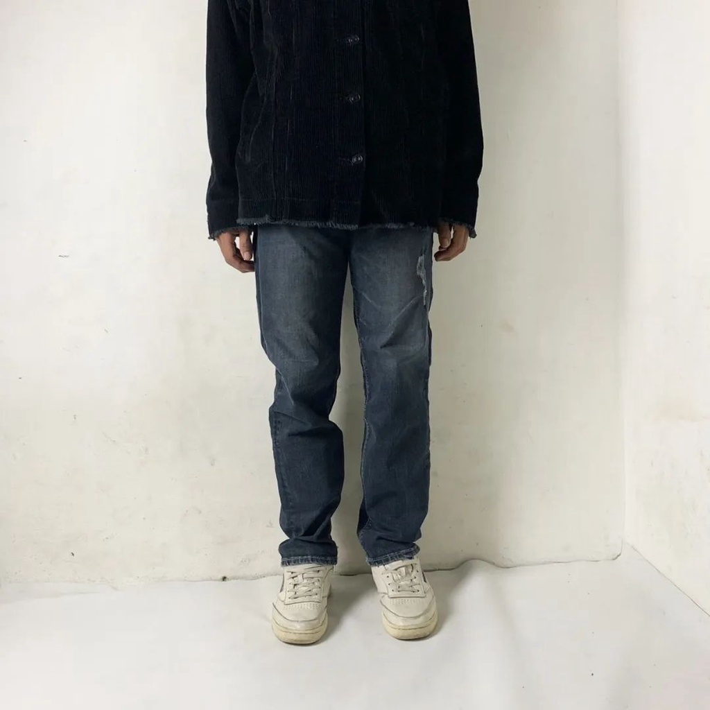 Nix Black Washed Jeans Reguler Fit second original