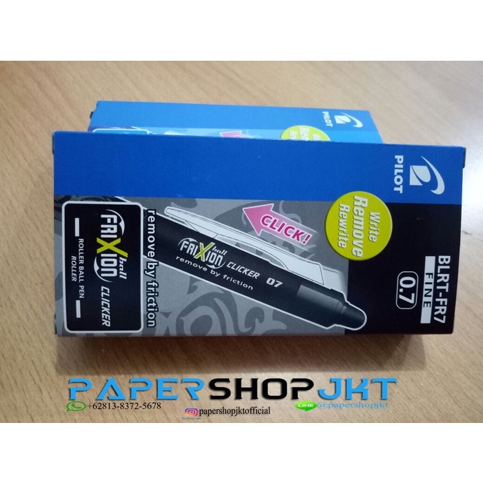 

TULIS-ALAT- GROSIR!!! PULPEN PEN FRIXION PILOT 0.7 HITAM ( BISA DIHAPUS ) -ALAT-TULIS.