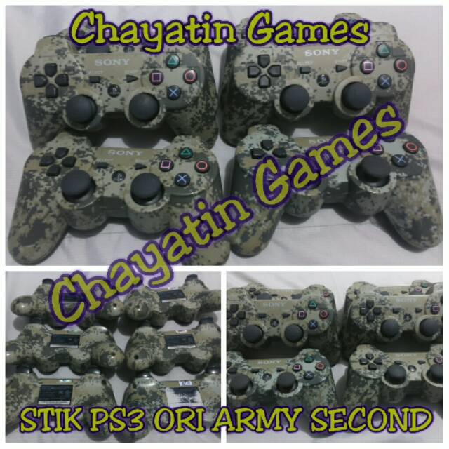 STIK PS3 ORI MESIN ARMY (REC/SECOND)
