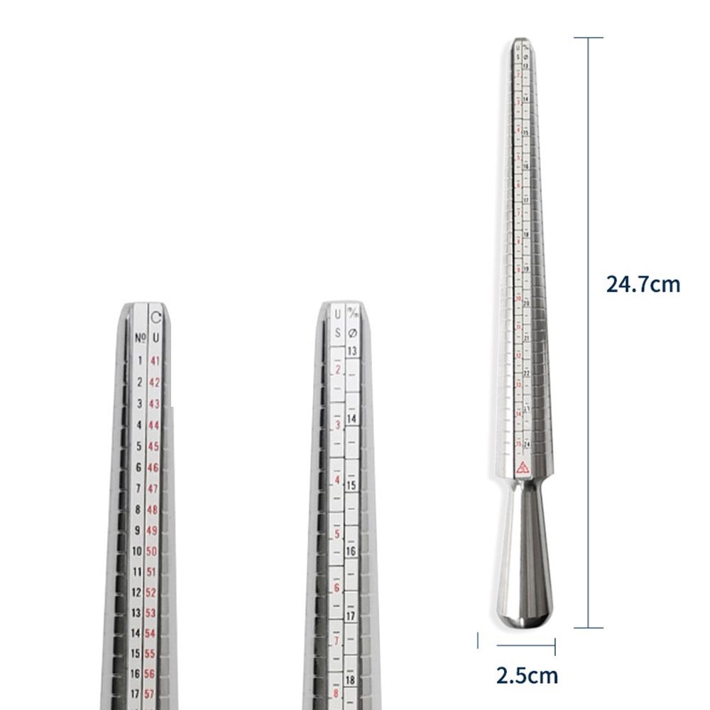 Alat Pengukur Ukuran Cincin US Untuk Reparasi