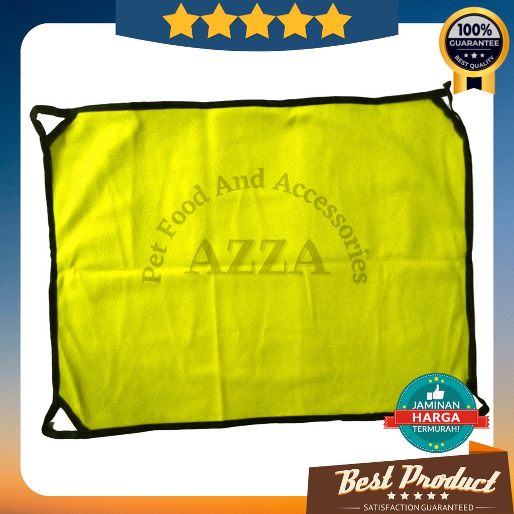 AYUNAN KANDANG KUCING HAMMOCK KUCING ANJING BAHAN FLANEL TEBAL-Kuning