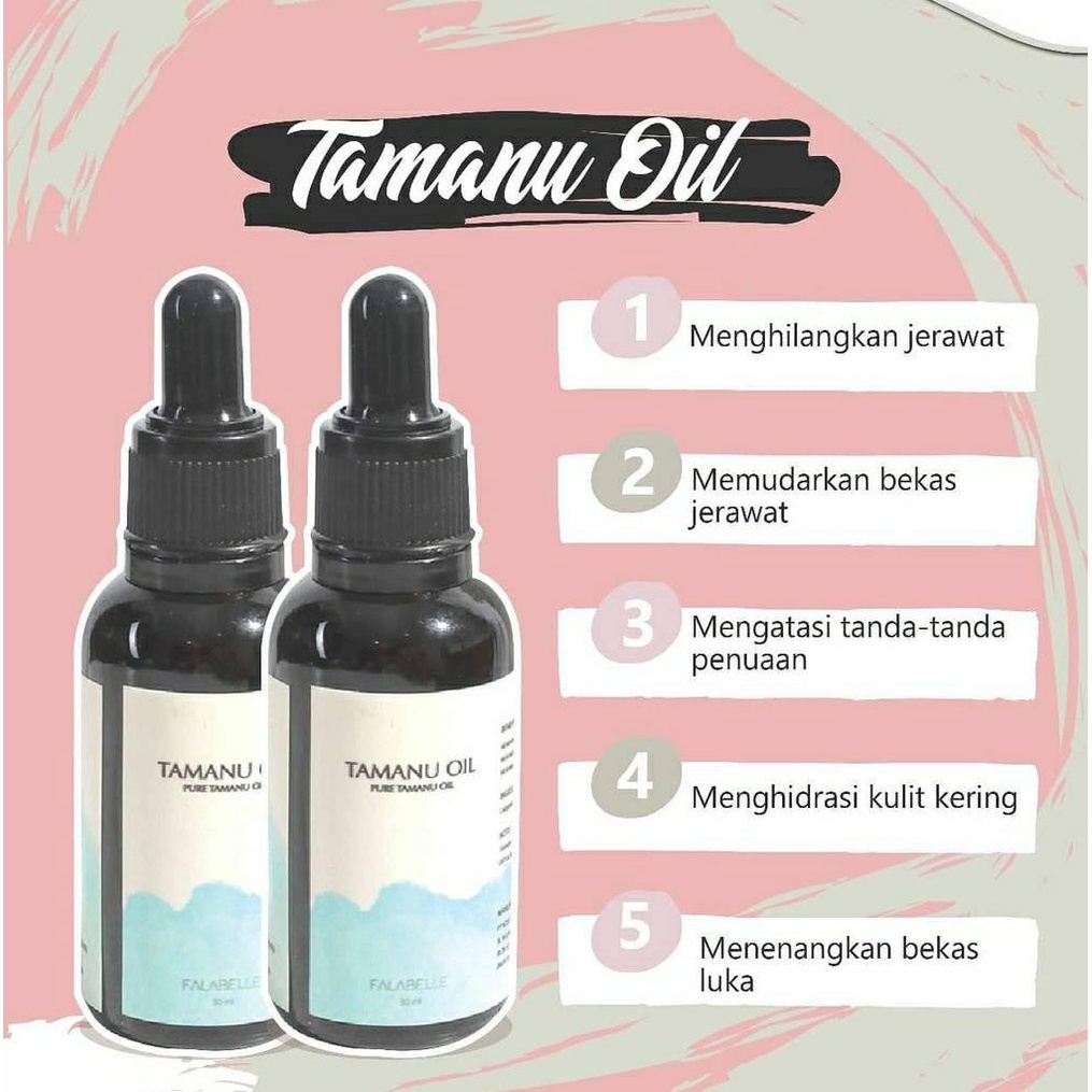 KINDSTORE❤ | Tamanu oil Minyak Oles Jerawat Ampuh 5ml/15ml/30ml