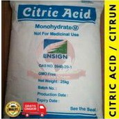 

CITRUN 25 KG CITRIC ACID ASAM SITRAT