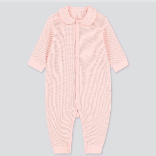 Uniqlo Waffle Terusan Lengan Panjang (newborn)