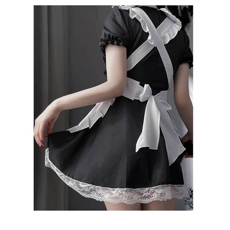 LI-147 lingerie pakaian dalam wanita maid cosplay uniform seragam pelayan kostum