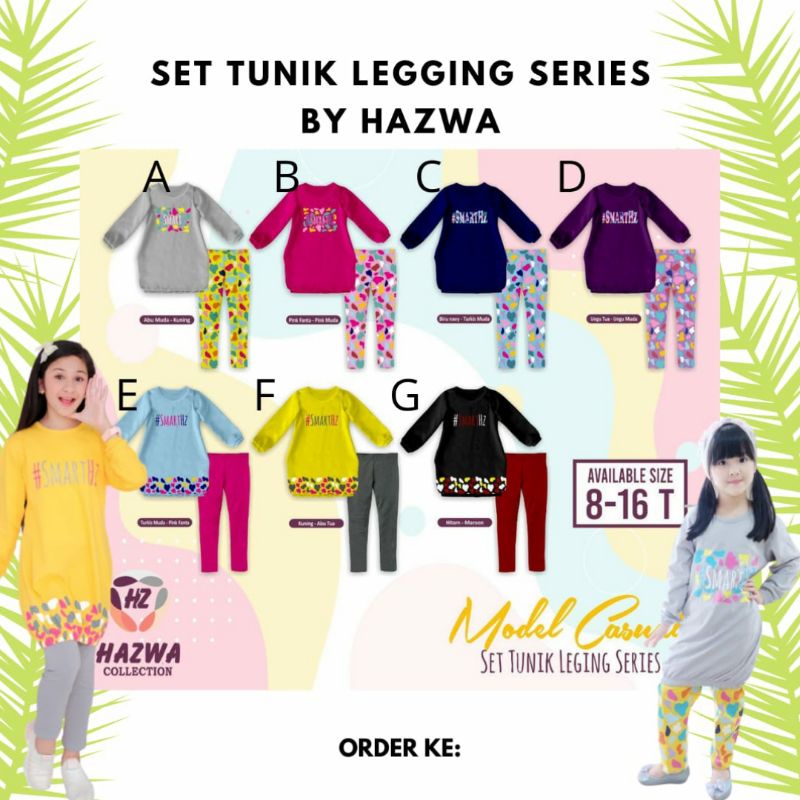 Set Leging casual HAZWA COLLECTION
